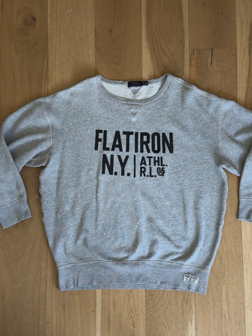 Polo Ralph Lauren Flatiron NY Sweatshirt Size 1XB Heather Grey